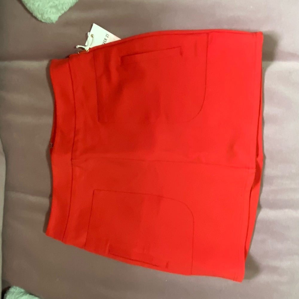 Red Mini skirt